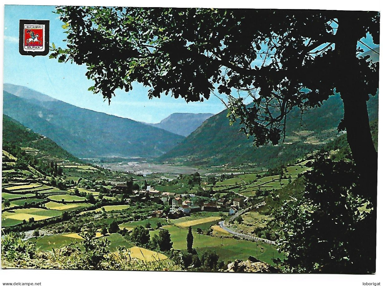 VISTA PANORAMICA / PANORAMIC VIEW.-  VALLE DE BROTO - ALTO PIRINEO DE ARAGON.- .- BROTO / HUESCA.- ( ESPAÑA ) - Huesca