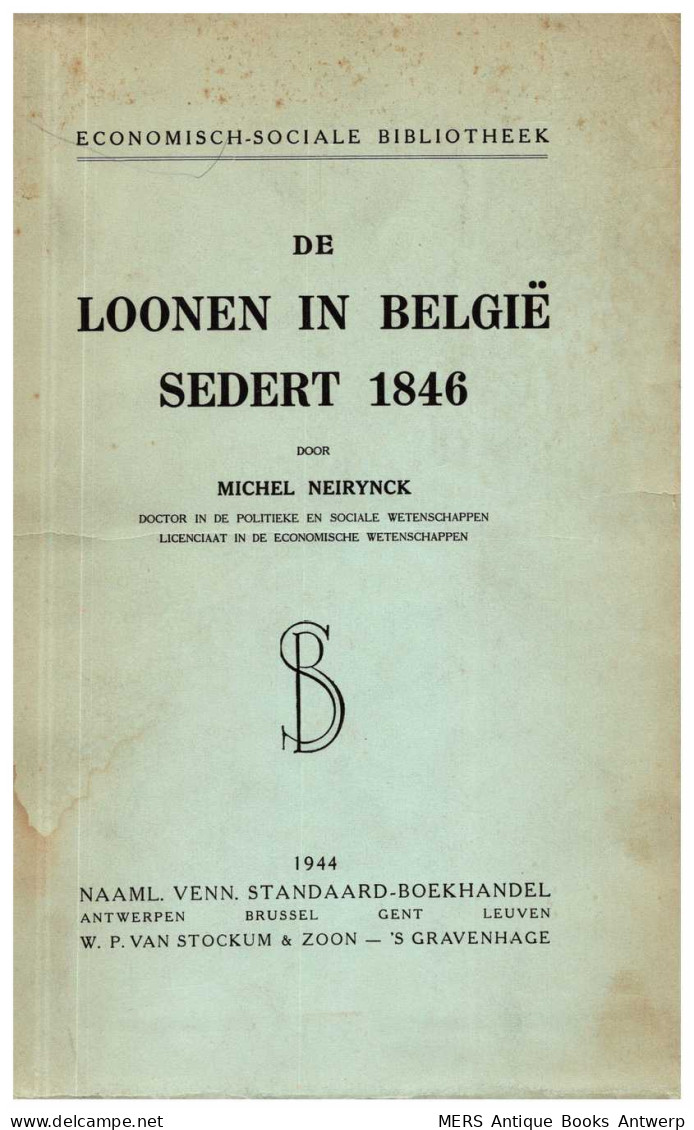 De Loonen In België Sedert 1846 [zoekhulp: De Lonen In België Sedert 1846] - E-book - Other & Unclassified