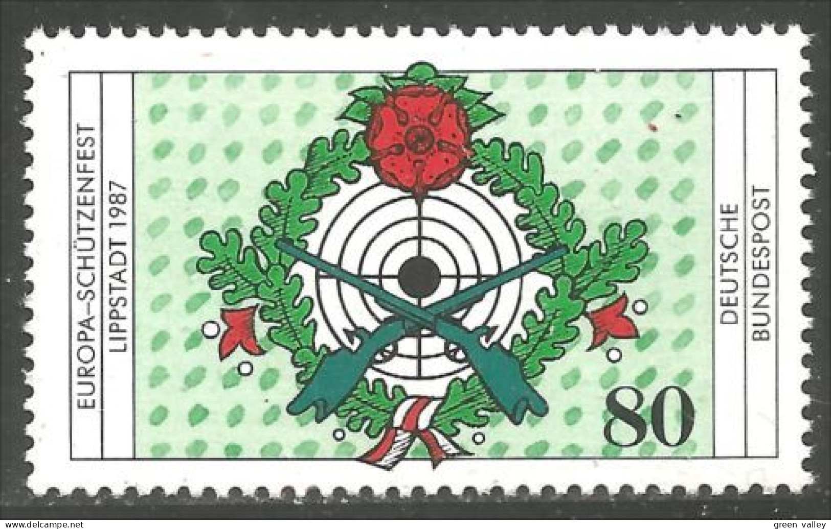 446 Germany Rifleman Festival Armes Feu Fusil Gun Carabine MNH ** Neuf SC (GEF-369b) - Schieten (Wapens)