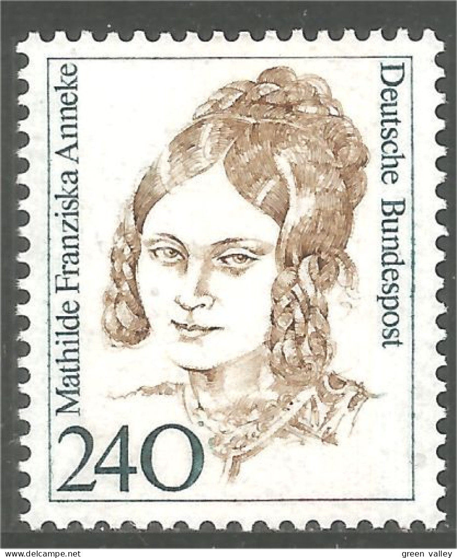 446 Germany Mathilde-Franziska Anneke Ecrivain Writer MNH ** Neuf SC (GEF-354) - Berühmte Frauen