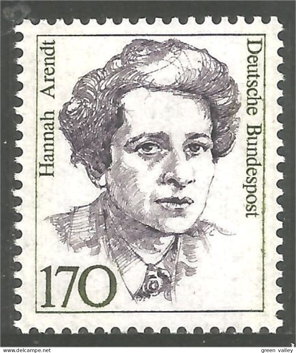 446 Germany Hannah Arendt MNH ** Neuf SC (GEF-353) - Famous Ladies