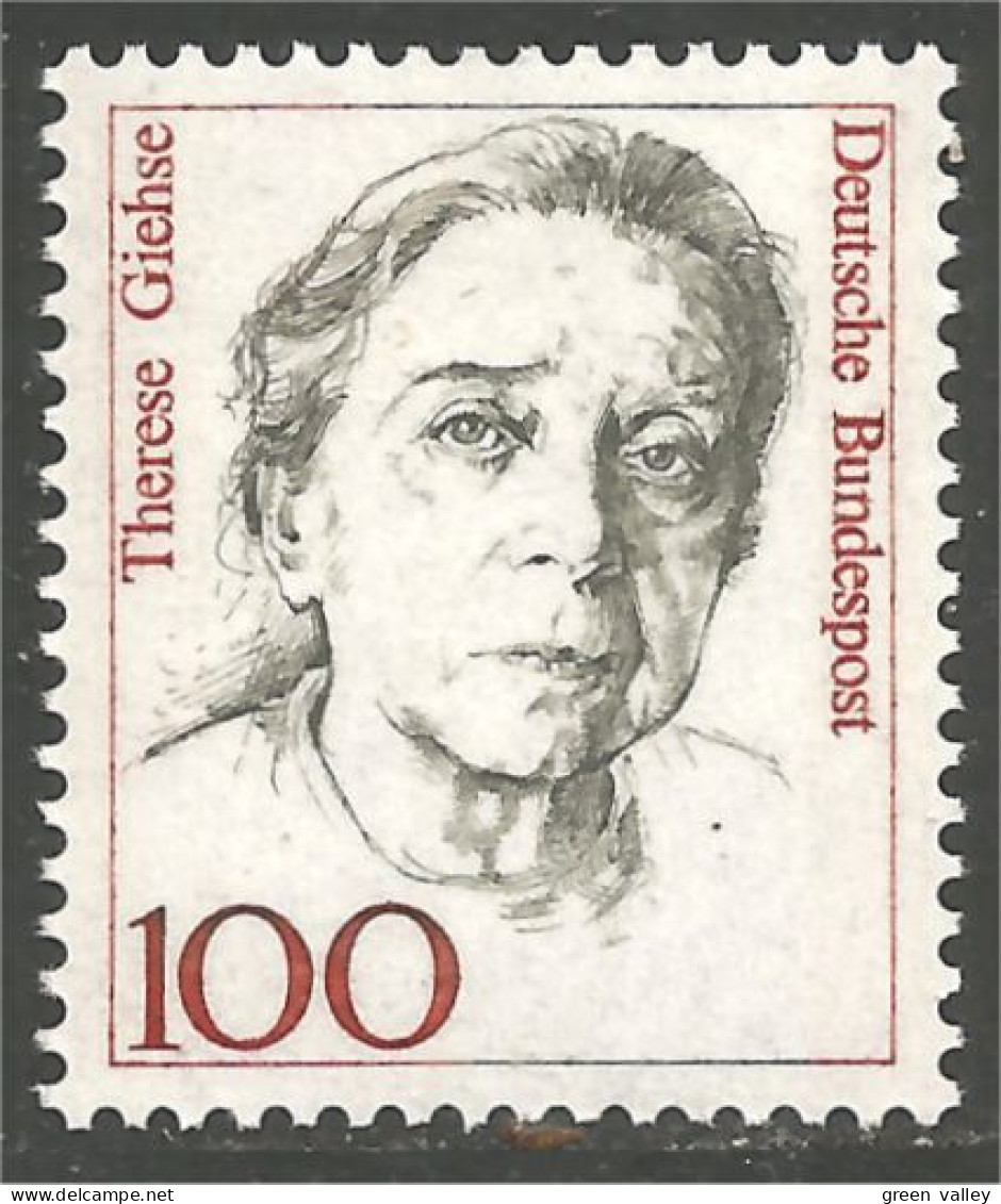 446 Germany Therese Giehse Actrice Actress MNH ** Neuf SC (GEF-351) - Donne Celebri