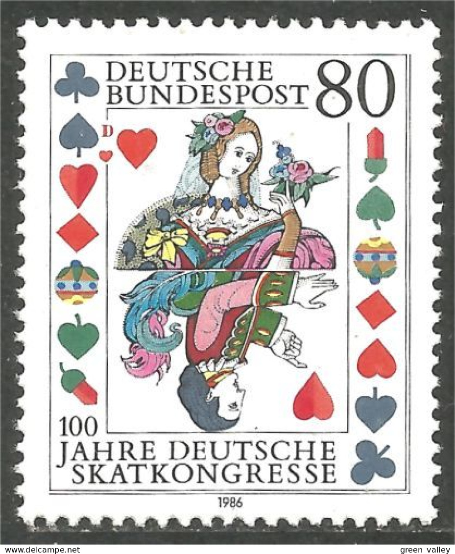 446 Germany Tournoi Cartes Jouer Playing Cards Tournament Skat MNH ** Neuf SC (GEF-342) - Sin Clasificación