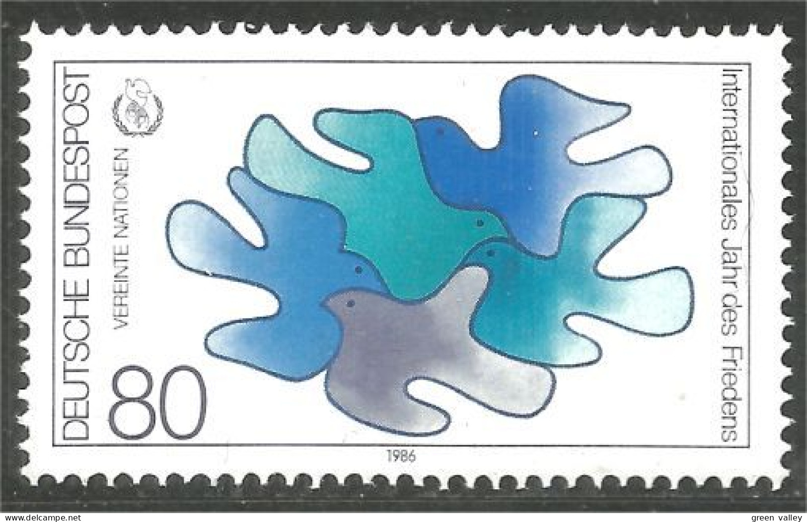 446 Germany Année Paix International Peace Year MNH ** Neuf SC (GEF-339b) - Militares