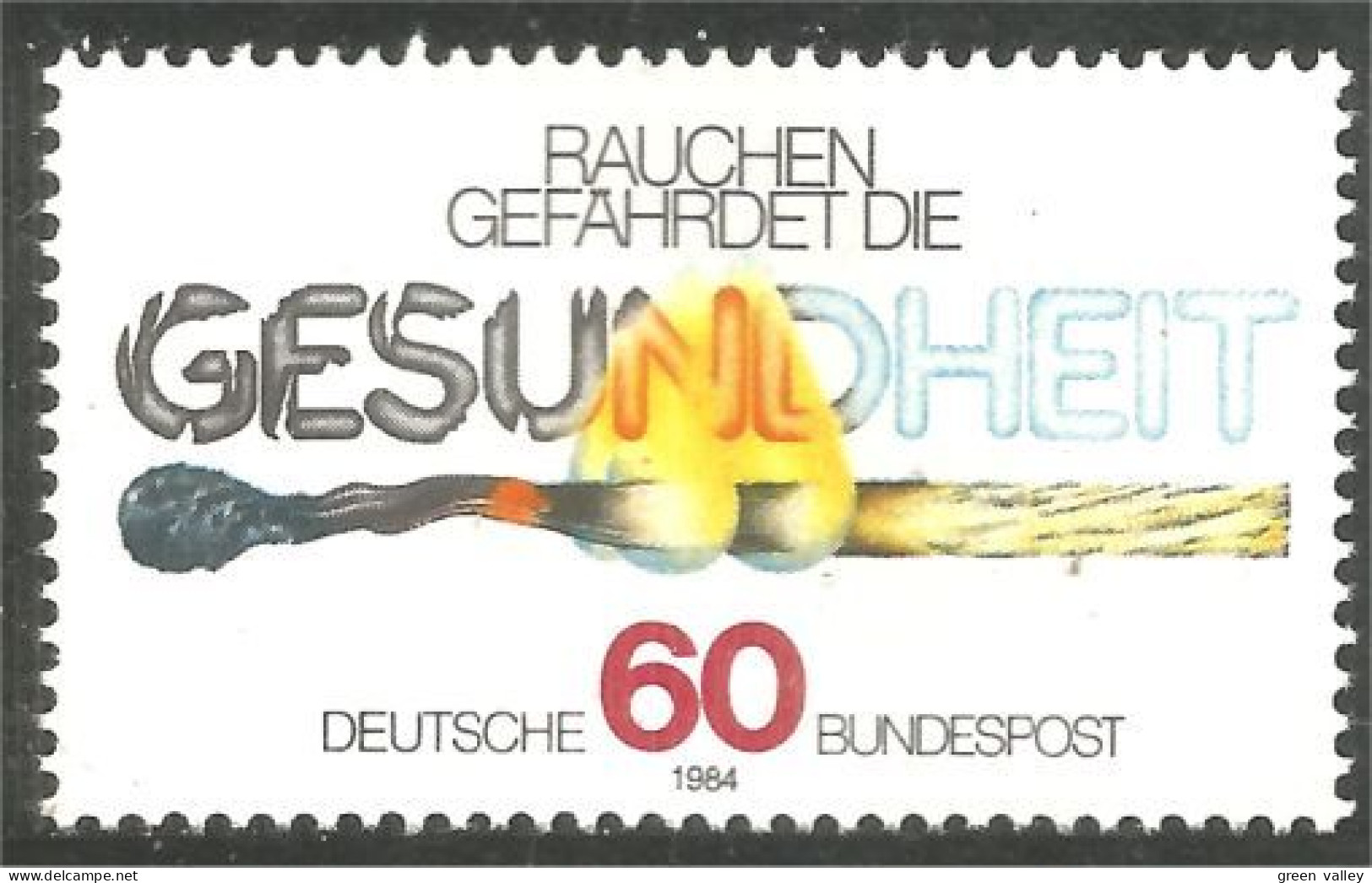 446 Germany Anti Tabac Tobacco Santé Health MNH ** Neuf SC (GEF-323) - Tabacco