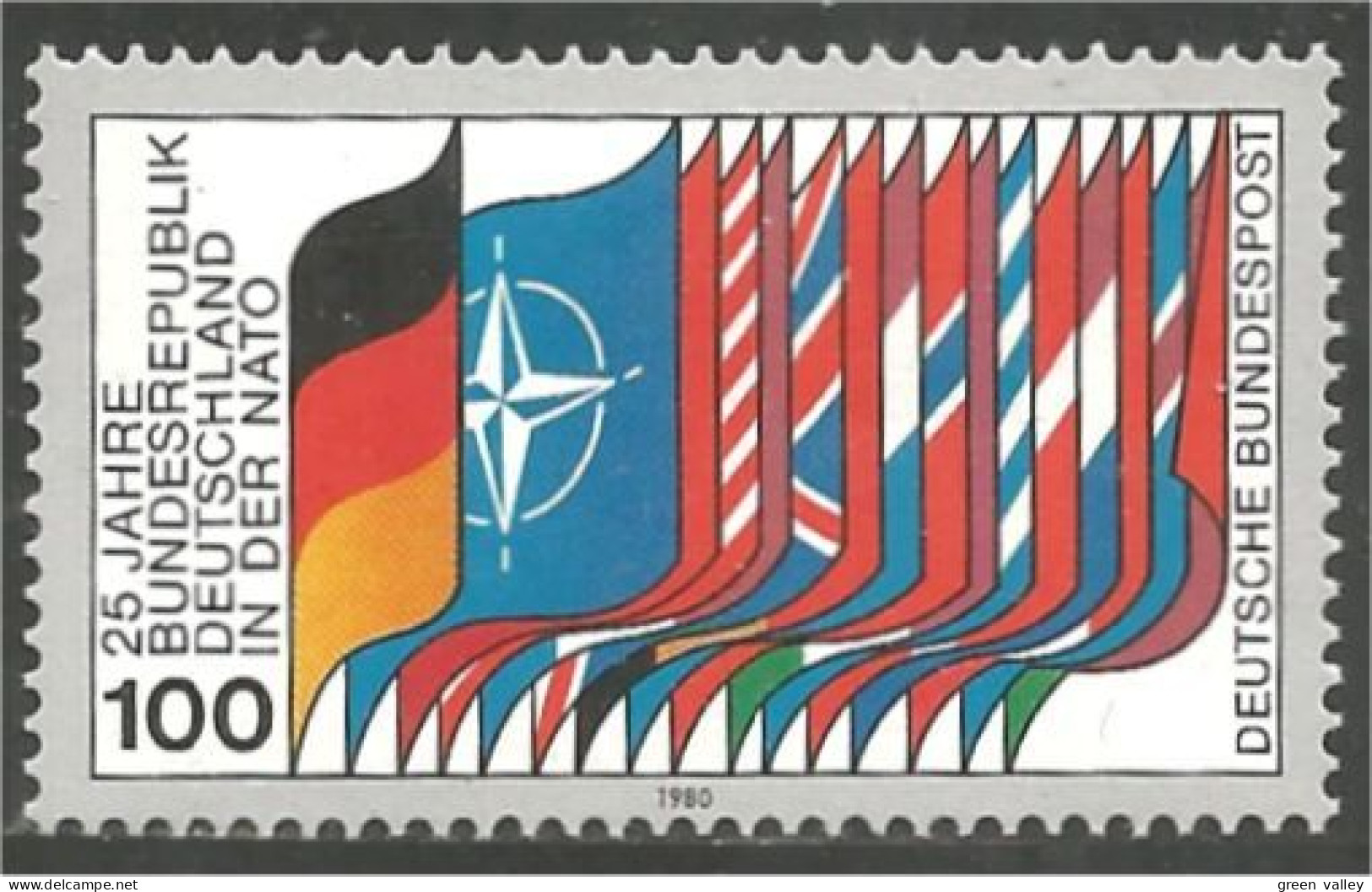 446 Germany Drapeaux OTAN NATO Flags MNH ** Neuf SC (GEF-285) - NAVO