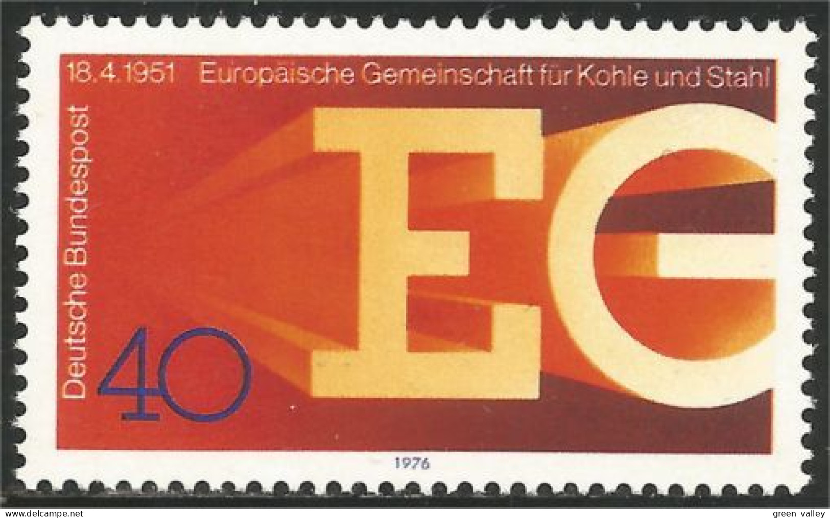 446 Germany Acier Charbon Coal Steel Community MNH ** Neuf SC (GEF-247) - Minerales