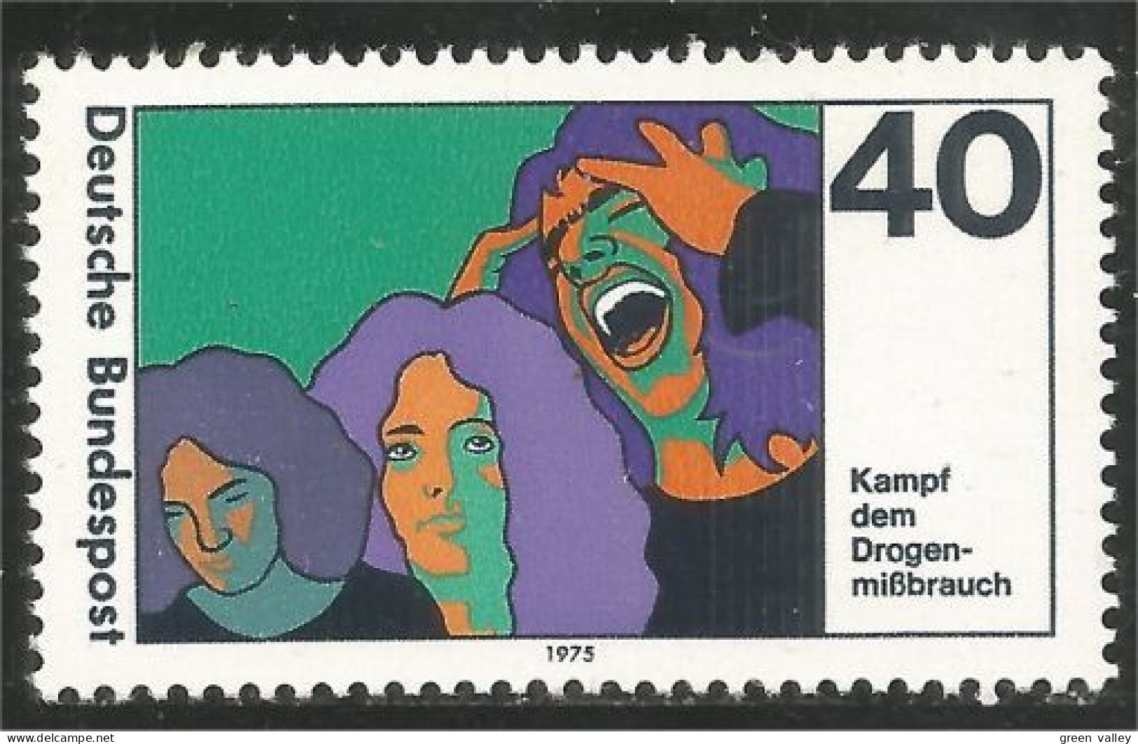 446 Germany Drug Addiction Drogues MNH ** Neuf SC (GEF-241) - Drugs