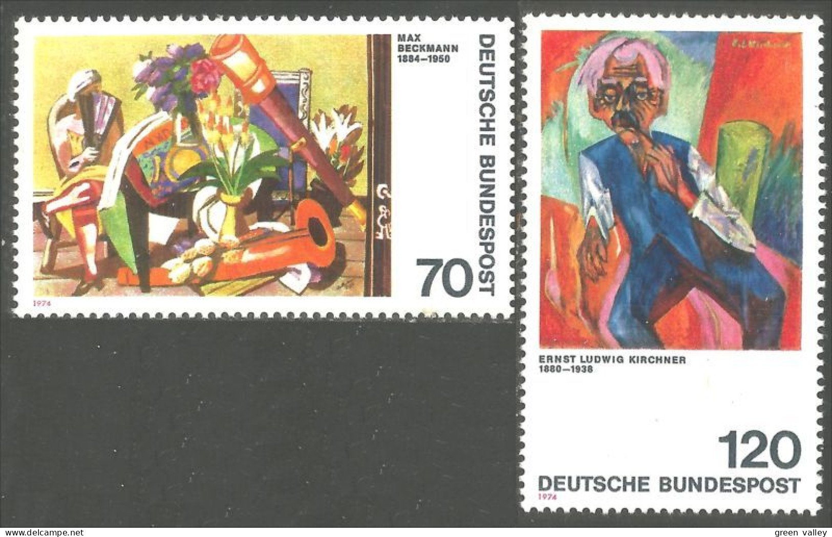 446 Germany Tableaux Paintings MNH ** Neuf SC (GEF-209) - Moderne