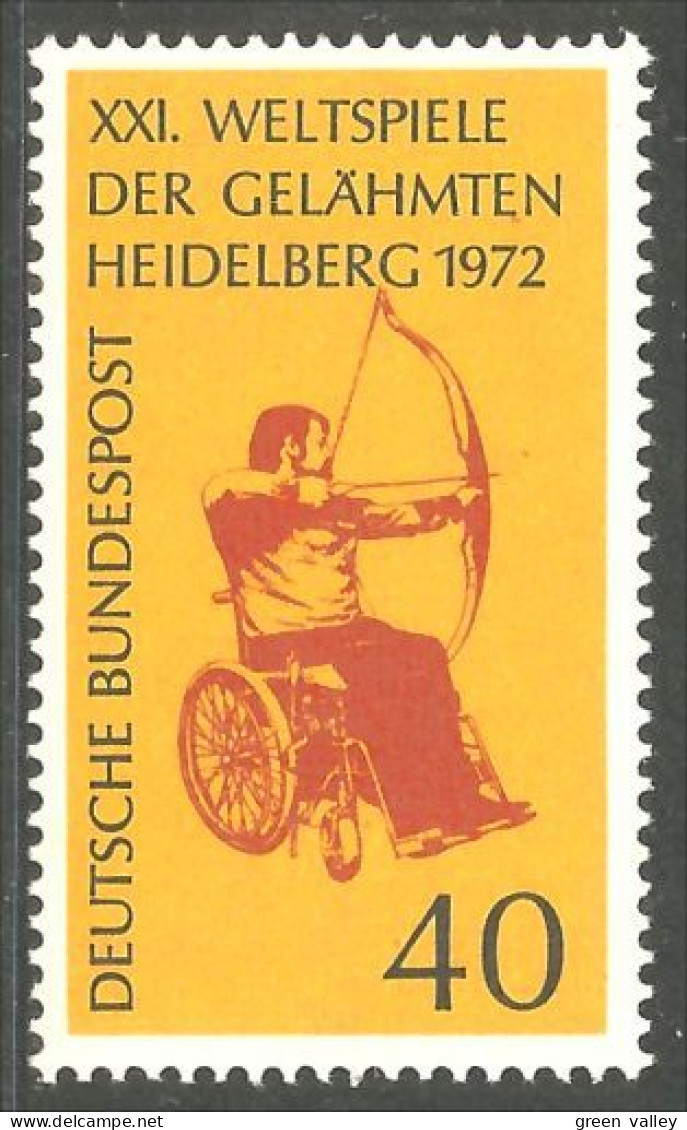 446 Germany Arc Archer Archery Handicap Invalides MNH ** Neuf SC (GEF-182b) - Handicaps