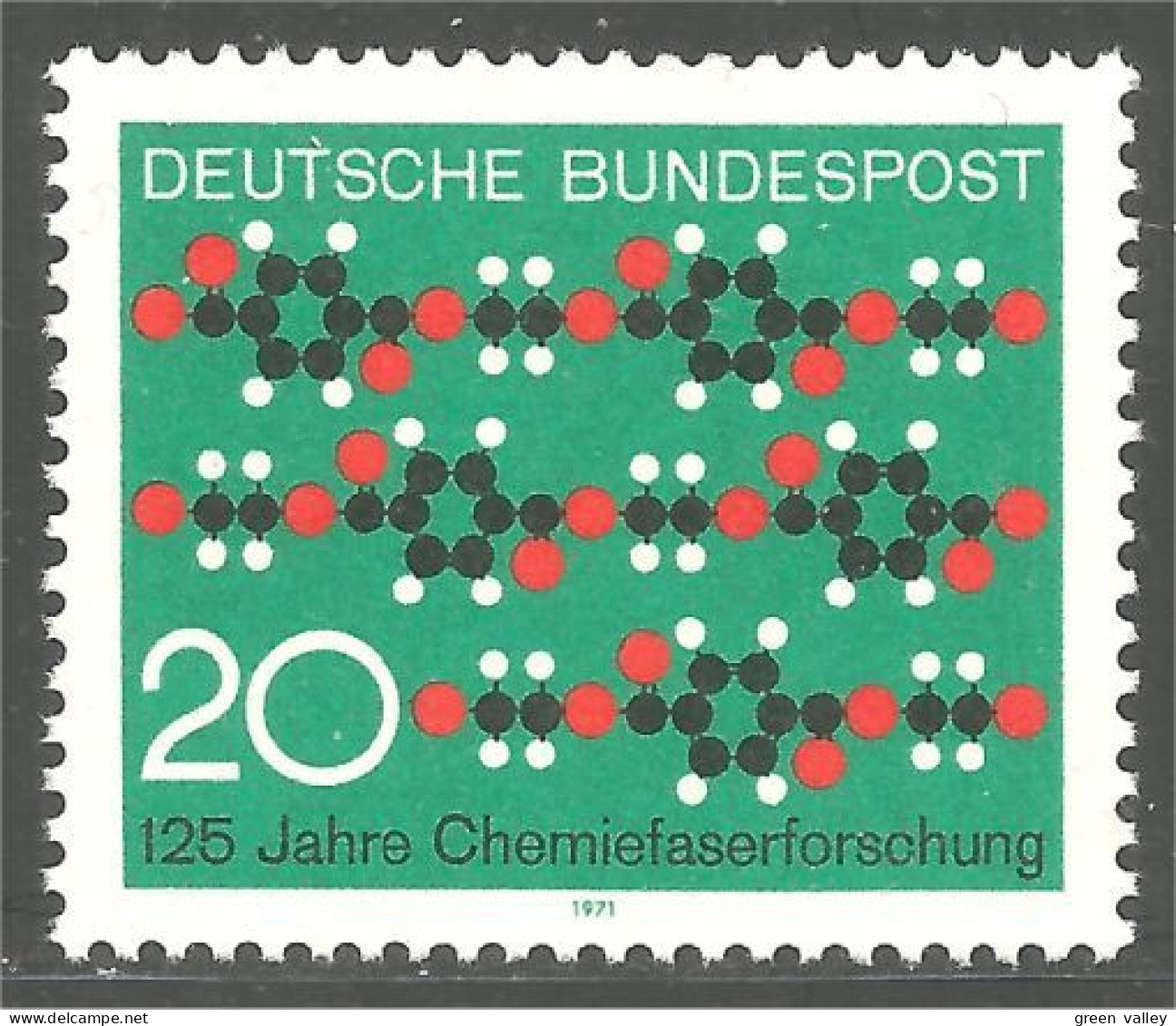 446 Germany Molecule Textile Fibre Fiber Synthetic Synthétique MNH ** Neuf SC (GEF-170b) - Textiles