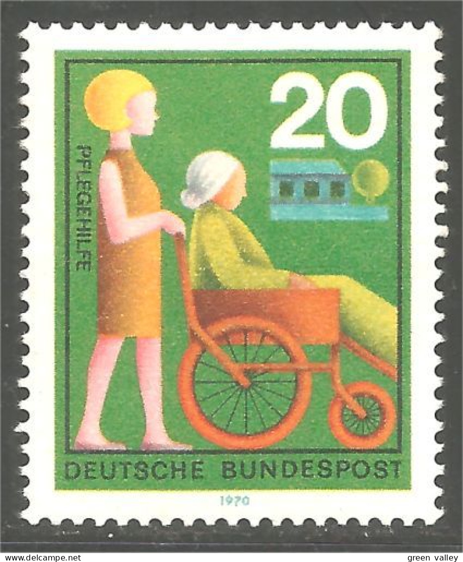 446 Germany Handicap Crippled Elderly Nurse Infirmière MNH ** Neuf SC (GEF-165) - Médecine