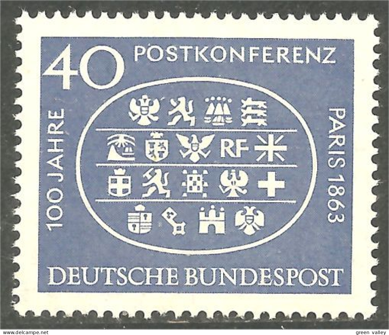 446 Germany Armoiries Coat Of Arms MNH ** Neuf SC (GEF-151) - Timbres