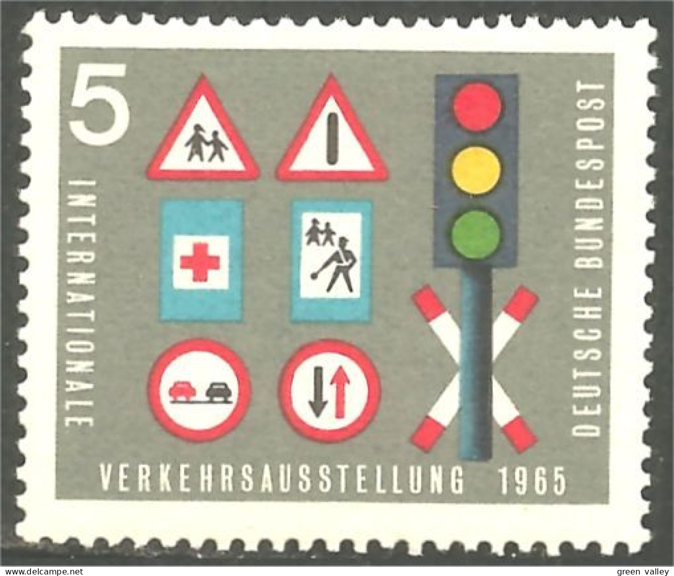 446 Germany Traffic Lights Signaux Routiers Sécurité MNH ** Neuf SC (GEF-153) - Unfälle Und Verkehrssicherheit