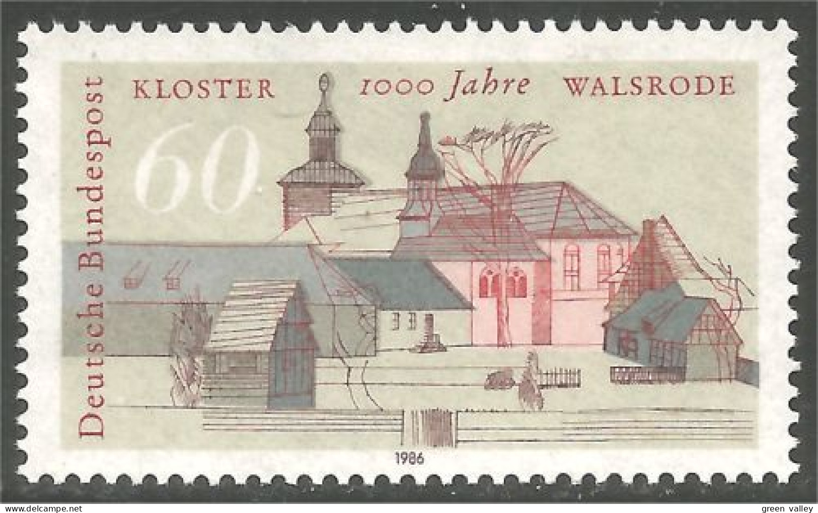 446 Germany Monastère Walsrode Monastery MNH ** Neuf SC (GEF-102) - Klöster