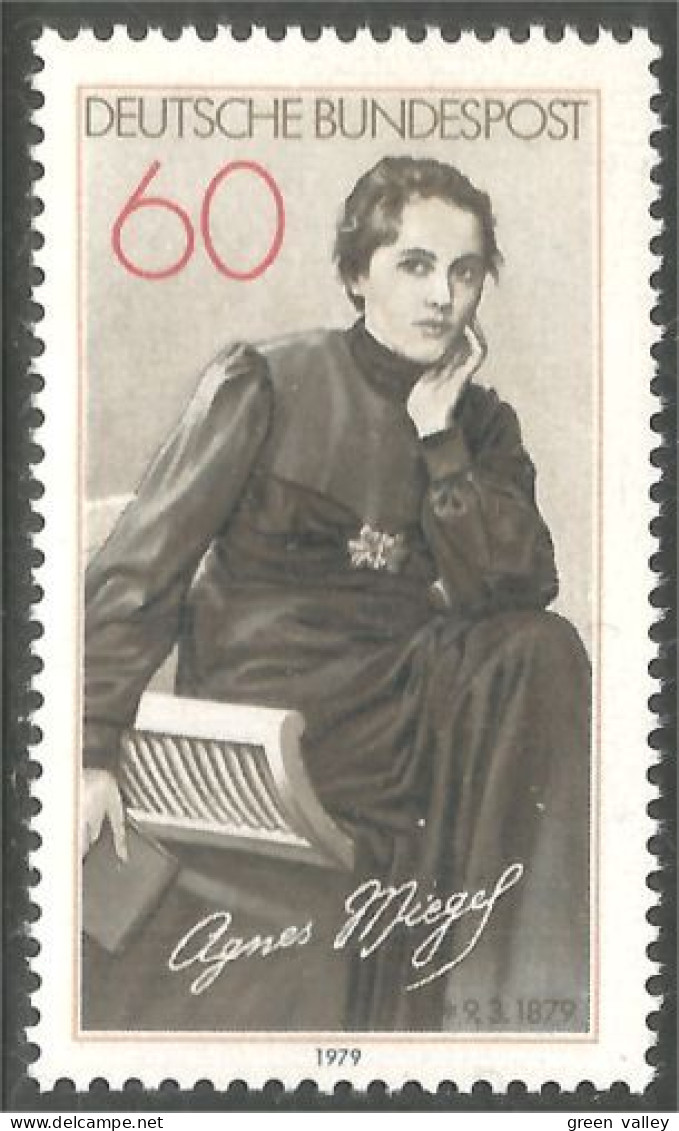 446 Germany Agnes Miegel Poet MNH ** Neuf SC (GEF-55) - Berühmte Frauen