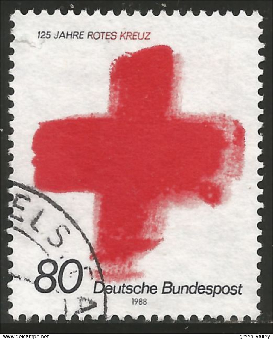 446 Germany 1988 125th Croix Rouge Red Cross Rotkreuze (GEF-38) - Médecine