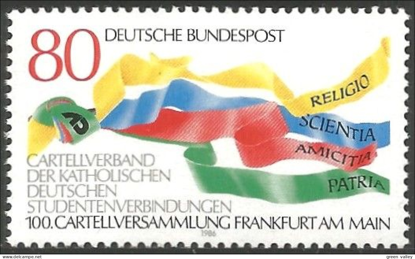 446 Germany Drapeaux Flags MNH ** Neuf SC (GEF-18a) - Stamps