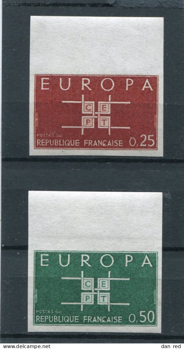 FRANCE NON DENTELE N° 1396 Et 1397 ** (Y&T) - 1961-1970