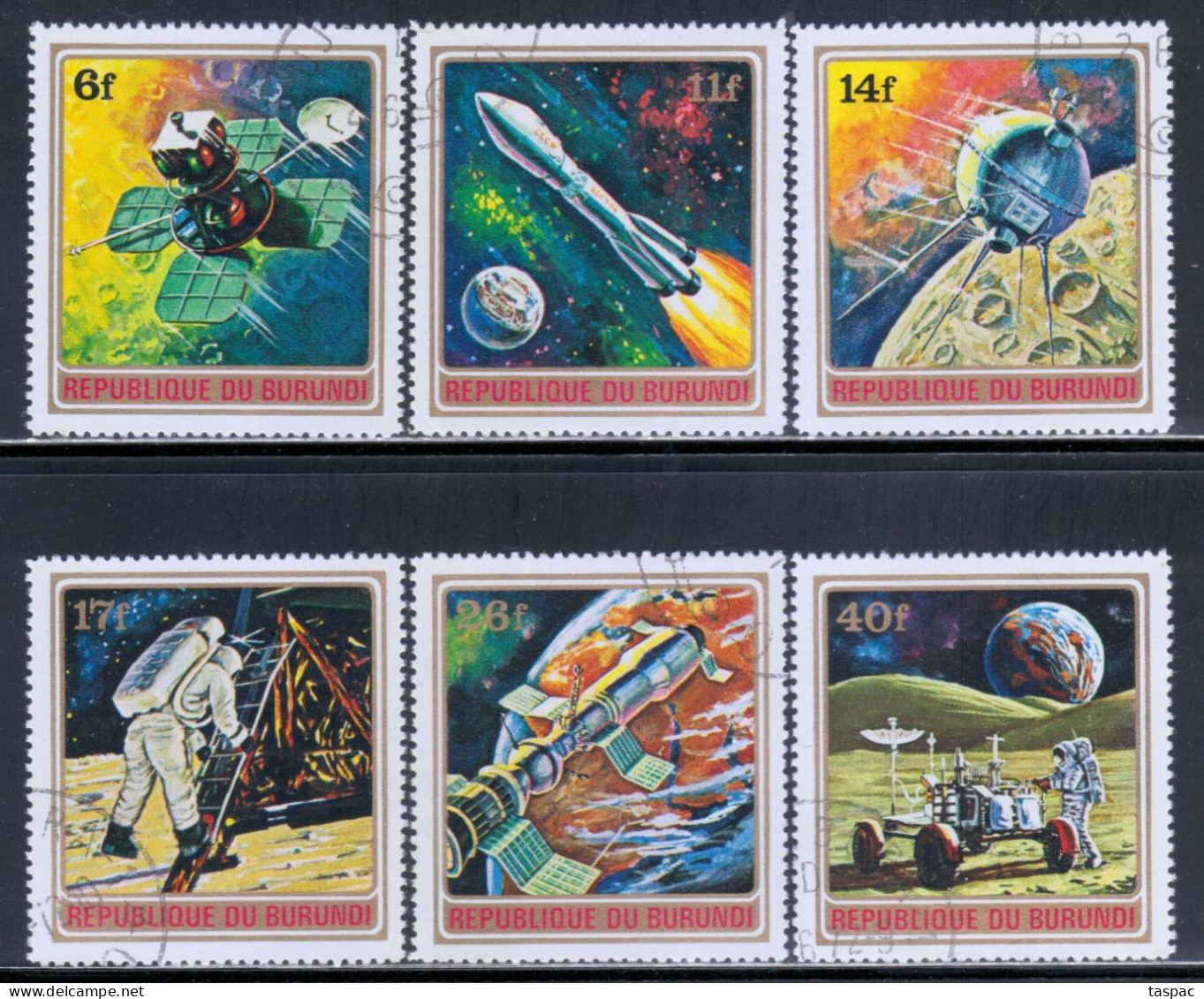 Burundi 1972 Mi# 832-837 A Used - Conquest Of Space - Used Stamps