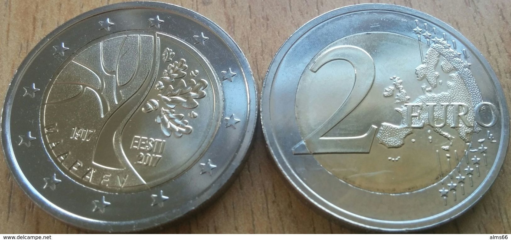 Estonia 2 Euro 2017 UNC > Independance - Estonia