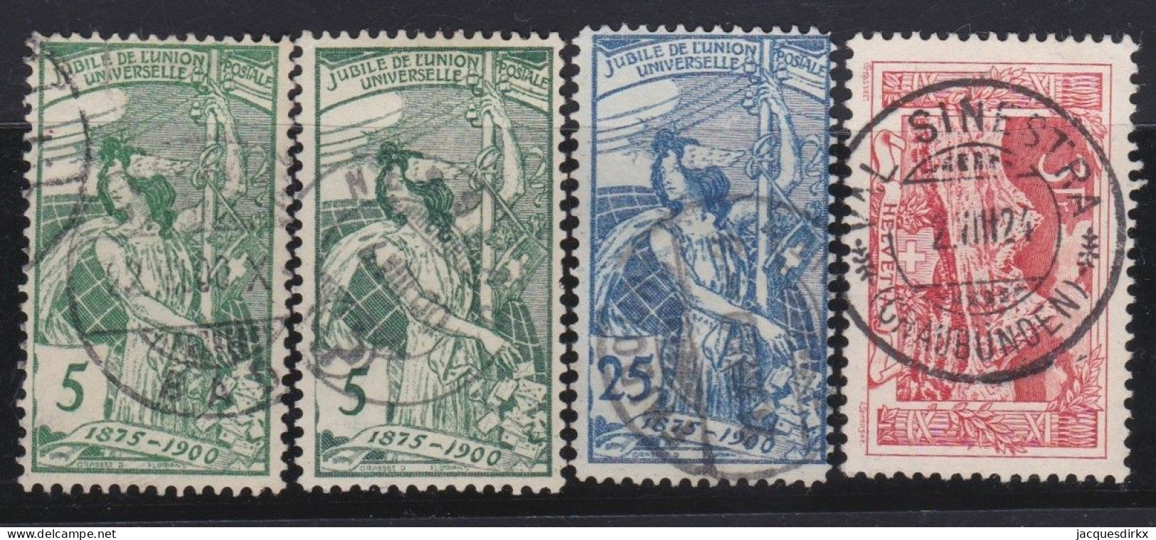 Suisse   .  Yvert  .    86/88   .        O        .    Oblitéré - Used Stamps