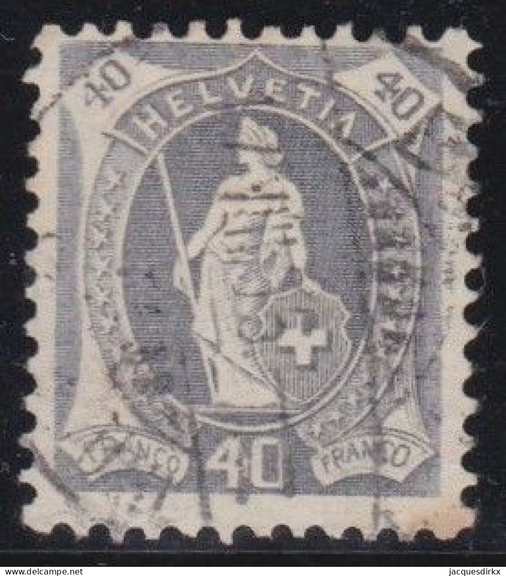 Suisse   .  Yvert  .   92     .        O        .    Oblitéré - Used Stamps