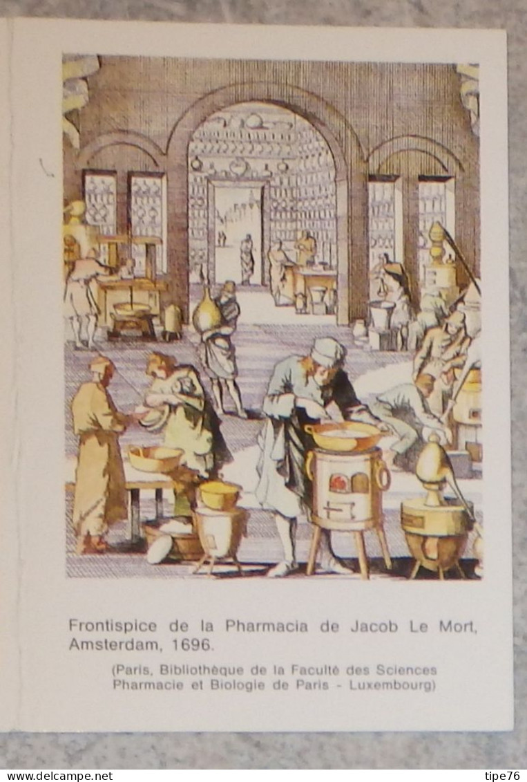 Petit Calendrier Poche  1986 Illustration Frontispice De La Pharmacie De Jacob Le Mort Amsterdam - Kleinformat : 1981-90