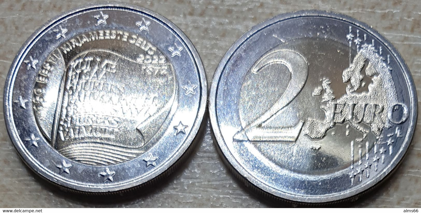 Estonia 2 Euro 2022 UNC > Ann 150y - Estland