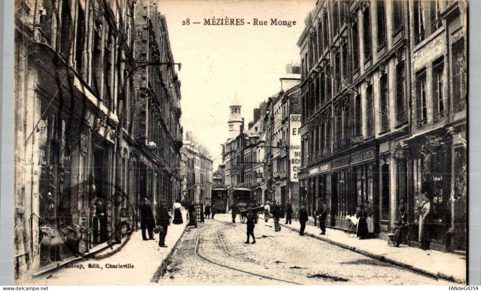 Cp Mézières Ardennes, Blick In Die Rue Monge, ////  ALB 1 ///   27 - Sonstige & Ohne Zuordnung