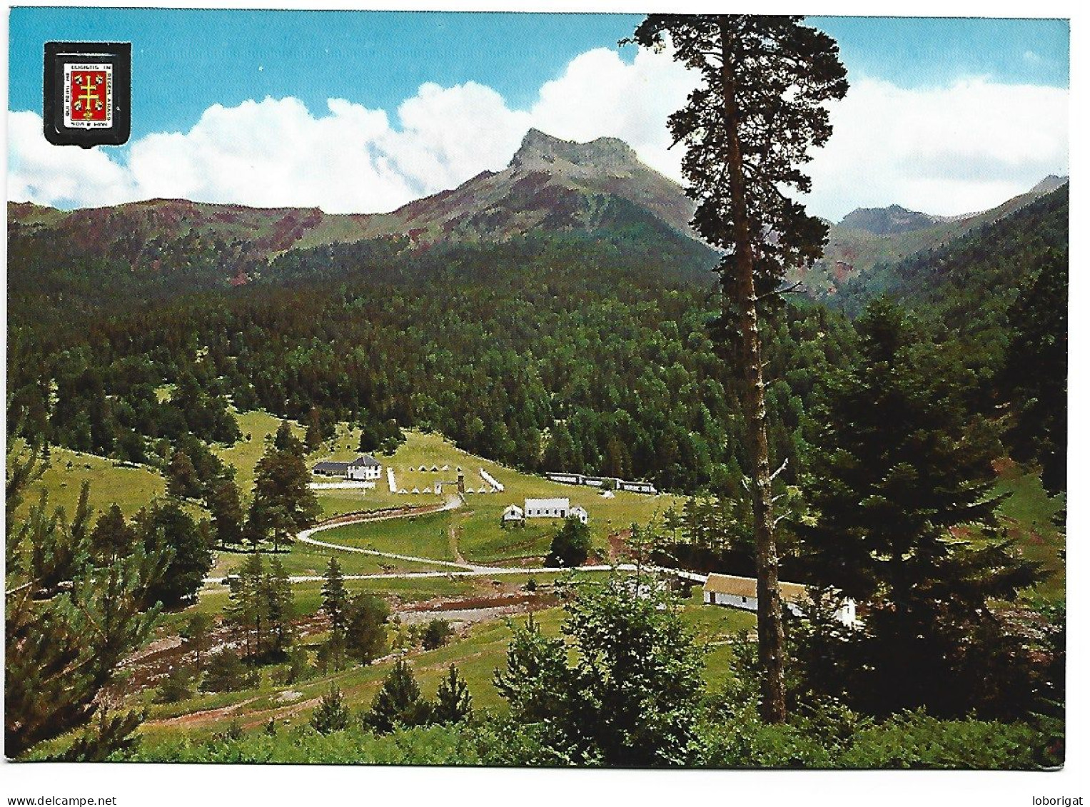 SELVA DE OZA, CAMPAMENTO O.J.E.Y CASTILLO DE ACHER.- HECHO / HUESCA / ALTO ARAGON.- ( ESPAÑA ) - Huesca