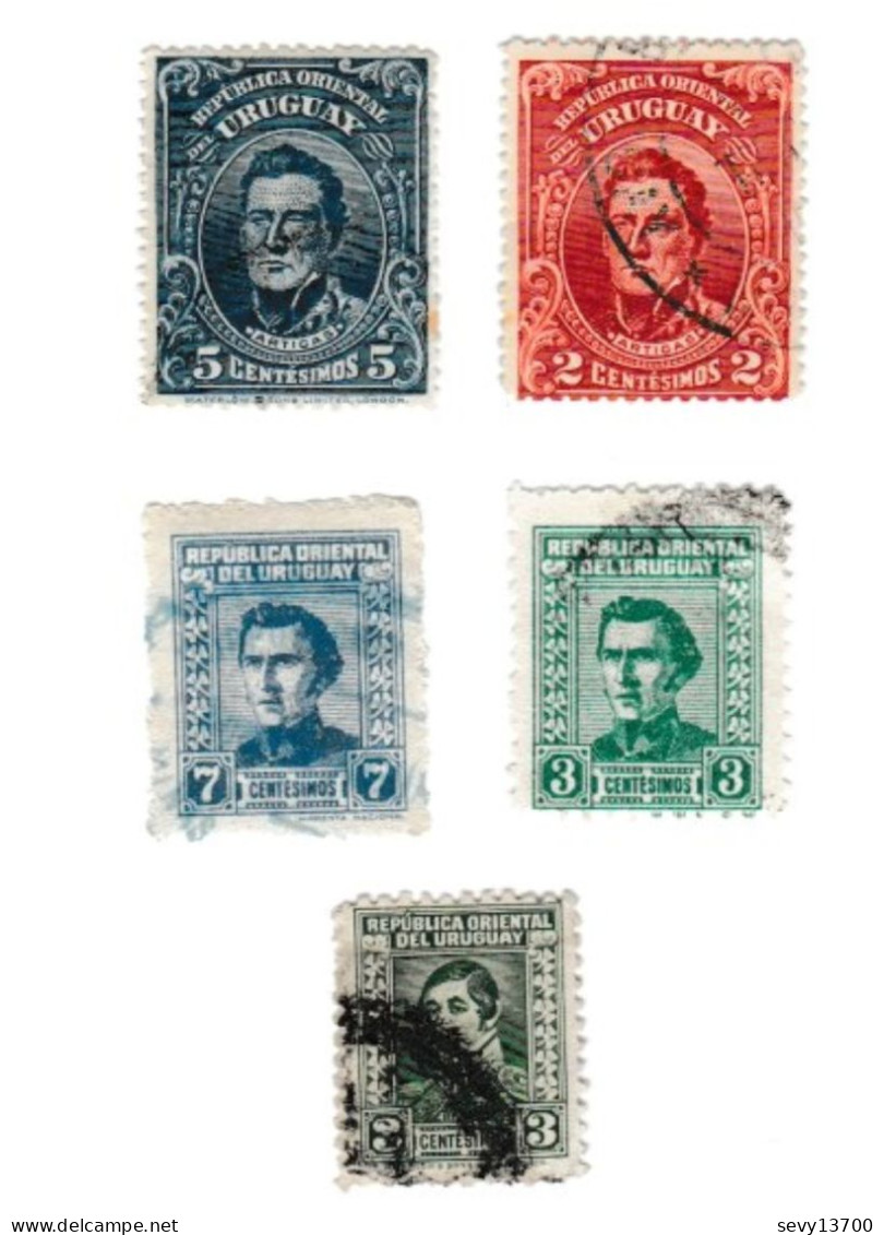 Uruguay Lot 24 Timbres - Uruguay