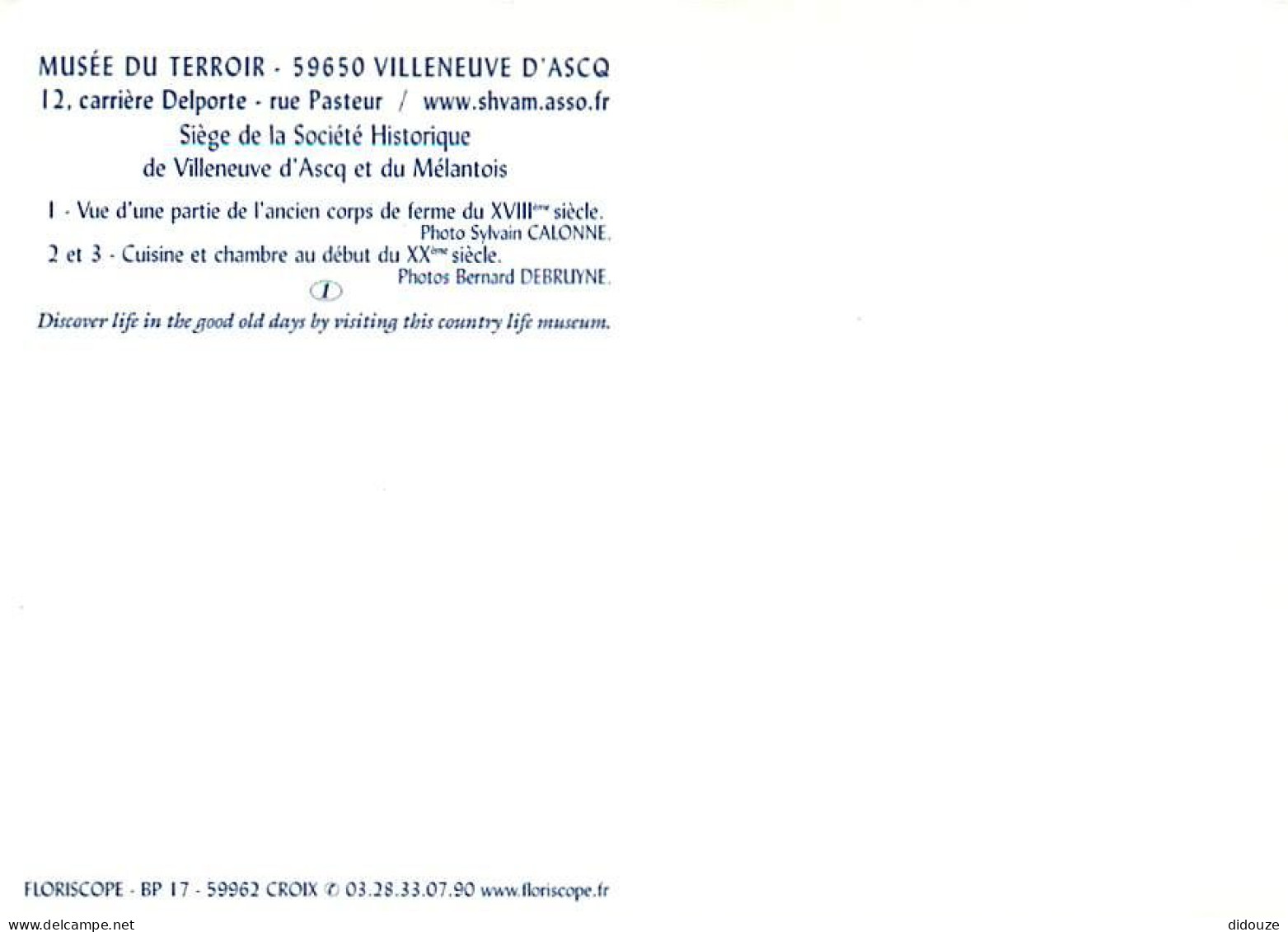 59 - Villeneuve D'Ascq - Le Musée Du Terroir - Multivues - CPM - Voir Scans Recto-Verso - Villeneuve D'Ascq