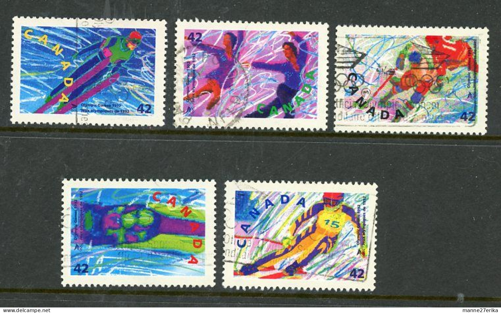 Canada  USED 1992 Winter Olympics - Used Stamps