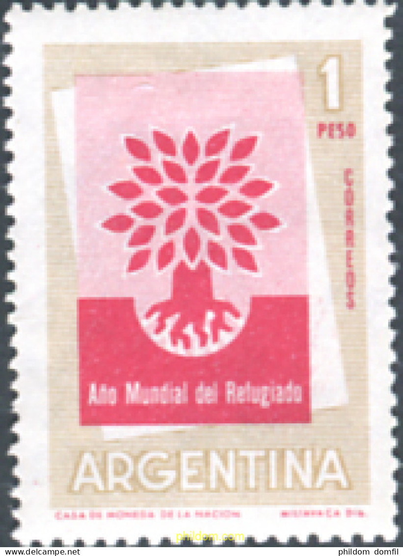 726471 MNH ARGENTINA 1960 AÑO MUNDIAL DEL REFUGIADO - Unused Stamps