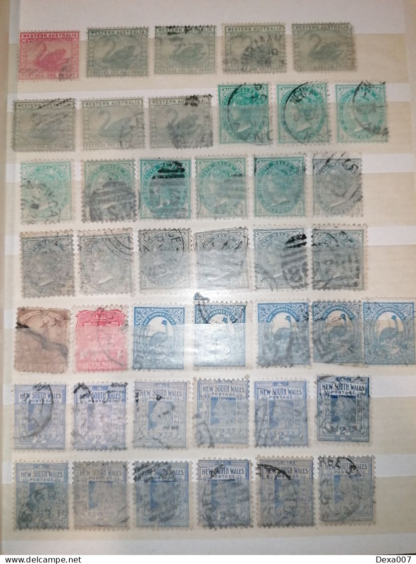 Victorian Era Classical Stamps Tasmania, Queensland, Victoria, West Australia, NSW And More! - Sammlungen (im Alben)
