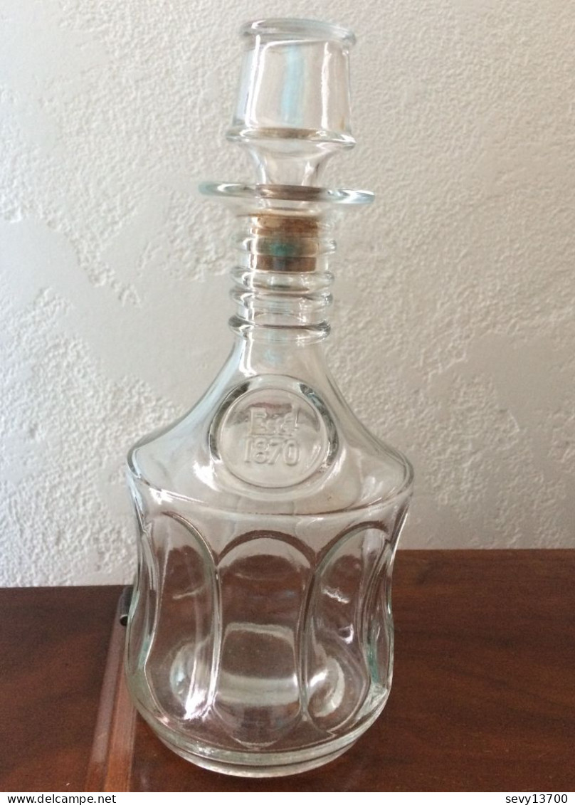 Carafe Whisky Est 1870 - La Loi Fédérale Interdit La Vente Ou La Réutilisation - Glas & Kristall