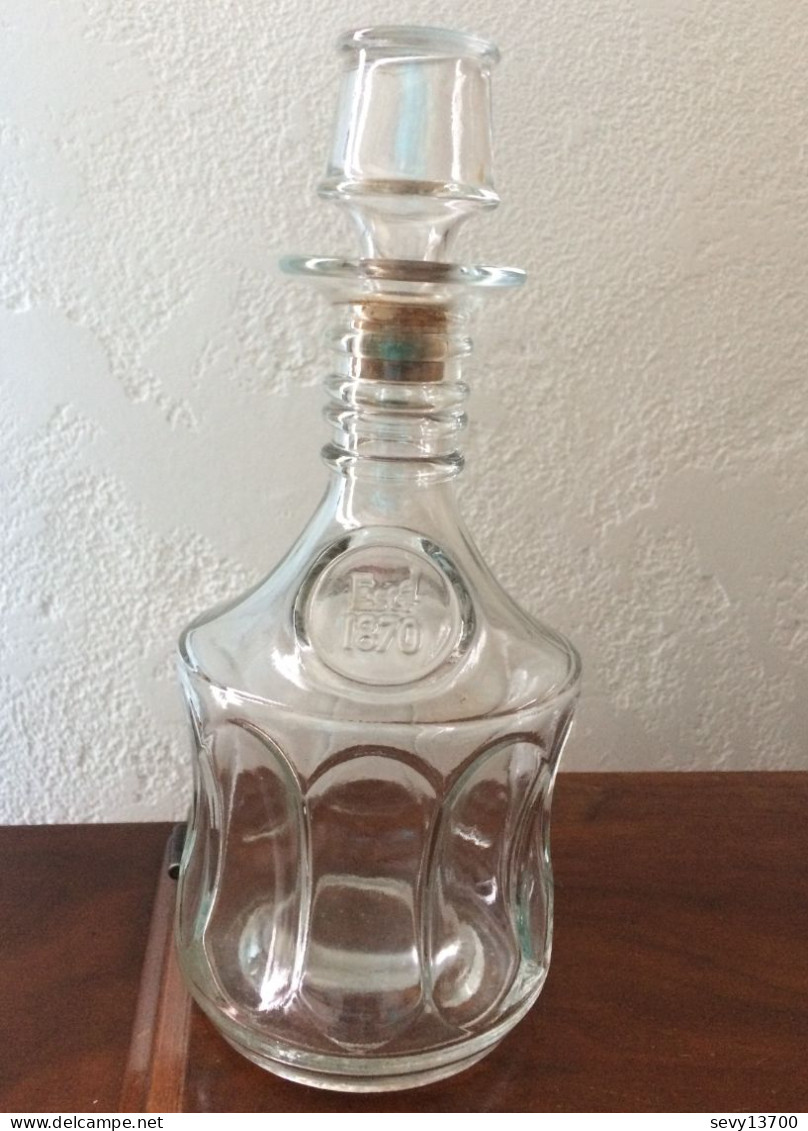 Carafe Whisky Est 1870 - La Loi Fédérale Interdit La Vente Ou La Réutilisation - Glas & Kristal