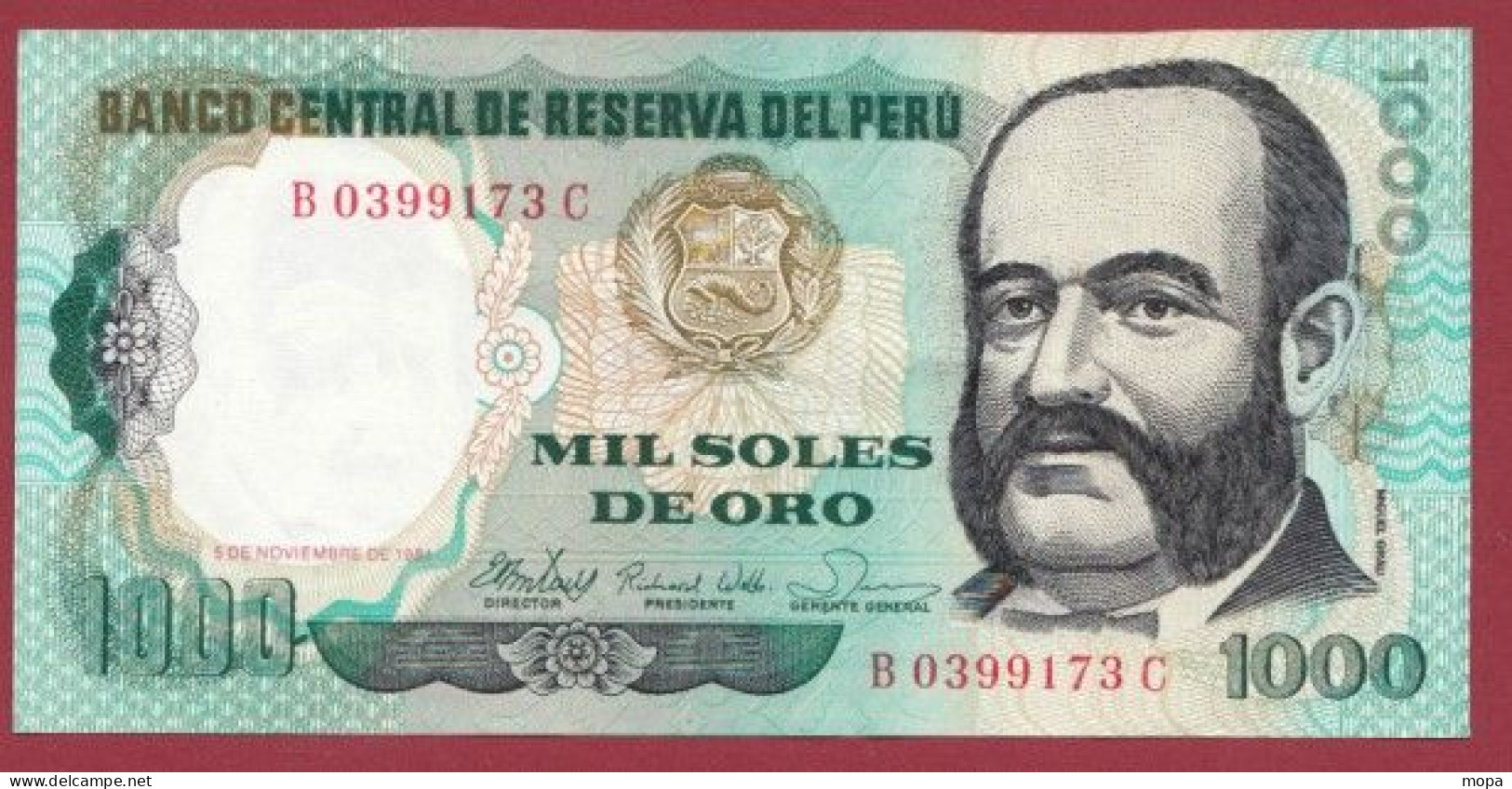 Pérou   1000 Soles De Oro    1981---UNC --(304) - Pérou