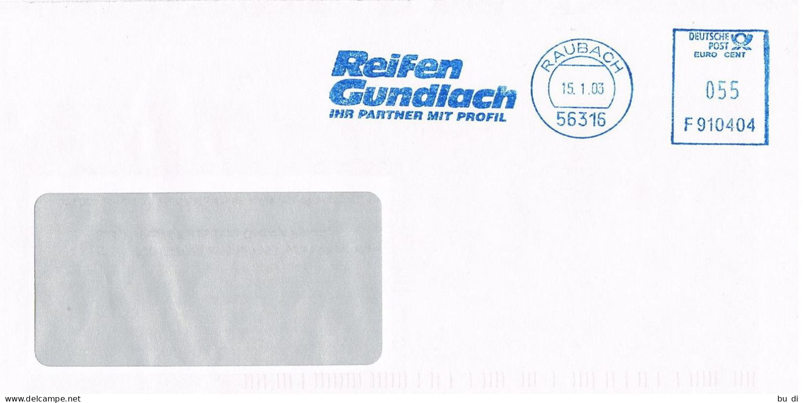 Deutschland Freistempel Raubach - Reifen Gundlach - Meterstamp, EMA - Franking Machines (EMA)