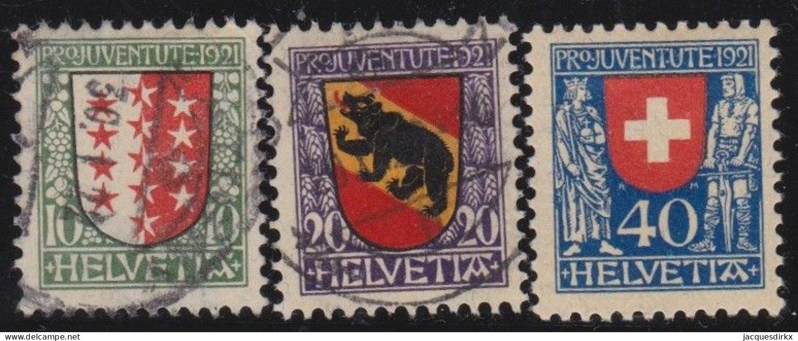Suisse   .  Yvert  .    185/187  (187: *)    .        O        .    Oblitéré - Used Stamps