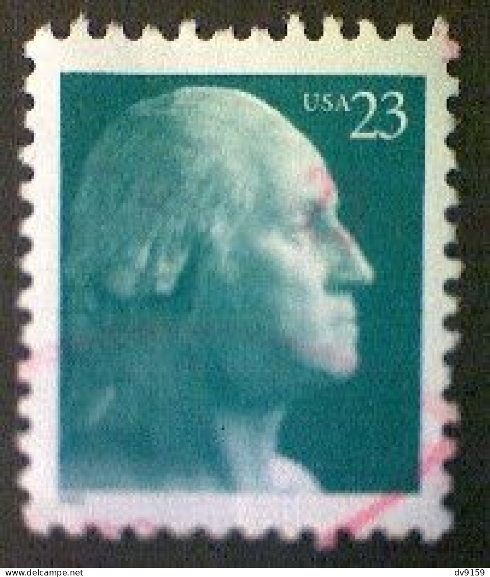 United States, Scott #3616, Used(o), 2002, George Washington, 23¢, Green - Oblitérés