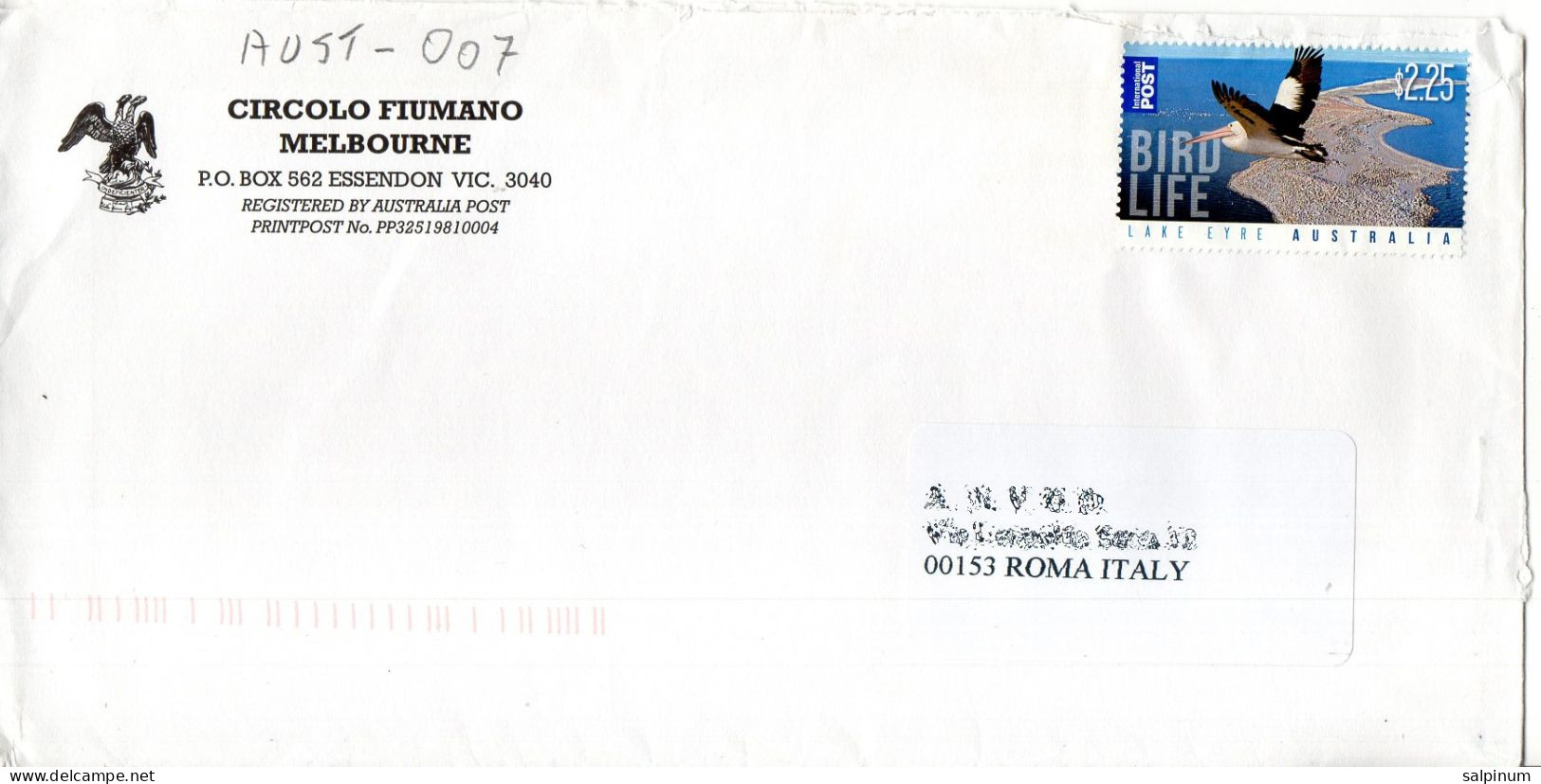 Philatelic Envelope With Stamps Sent From AUSTRALIA To ITALY - Brieven En Documenten