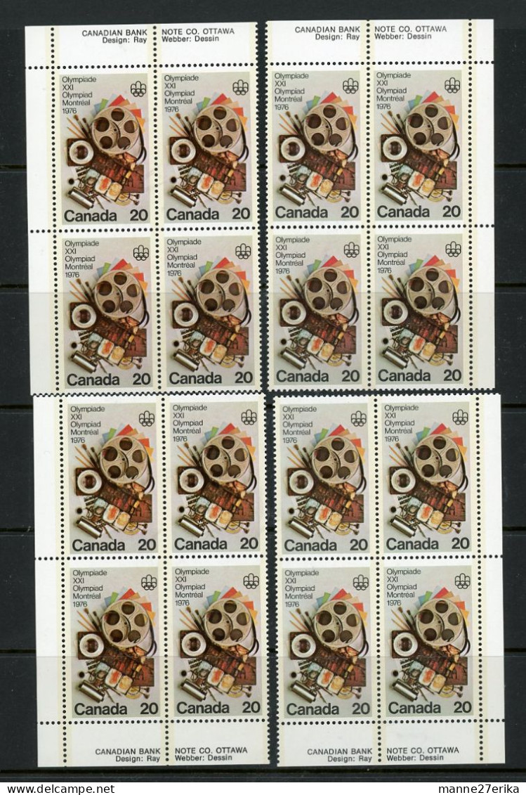 Canada 1976 MNH  "Olympic Arts And Culture" - Neufs