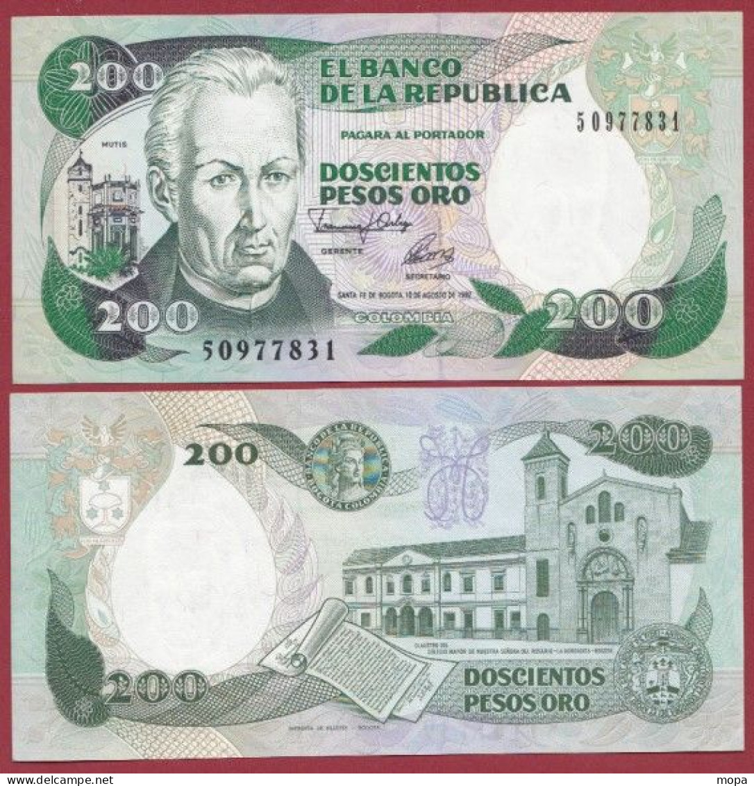 Colombie  --200 Pesos  Oro   --- 1981---UNC --(310) - Colombie