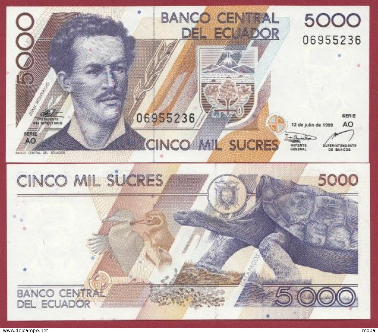 Equateur  -5000 Sucres    ---1999---UNC --(319) - Equateur