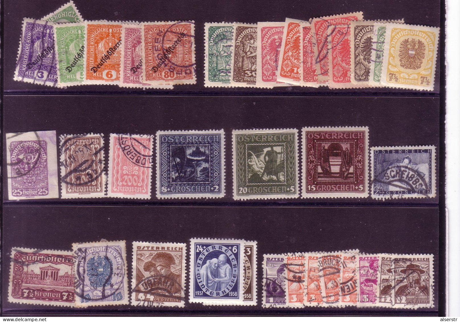 Austria First Republic Lot - Mezclas (max 999 Sellos)