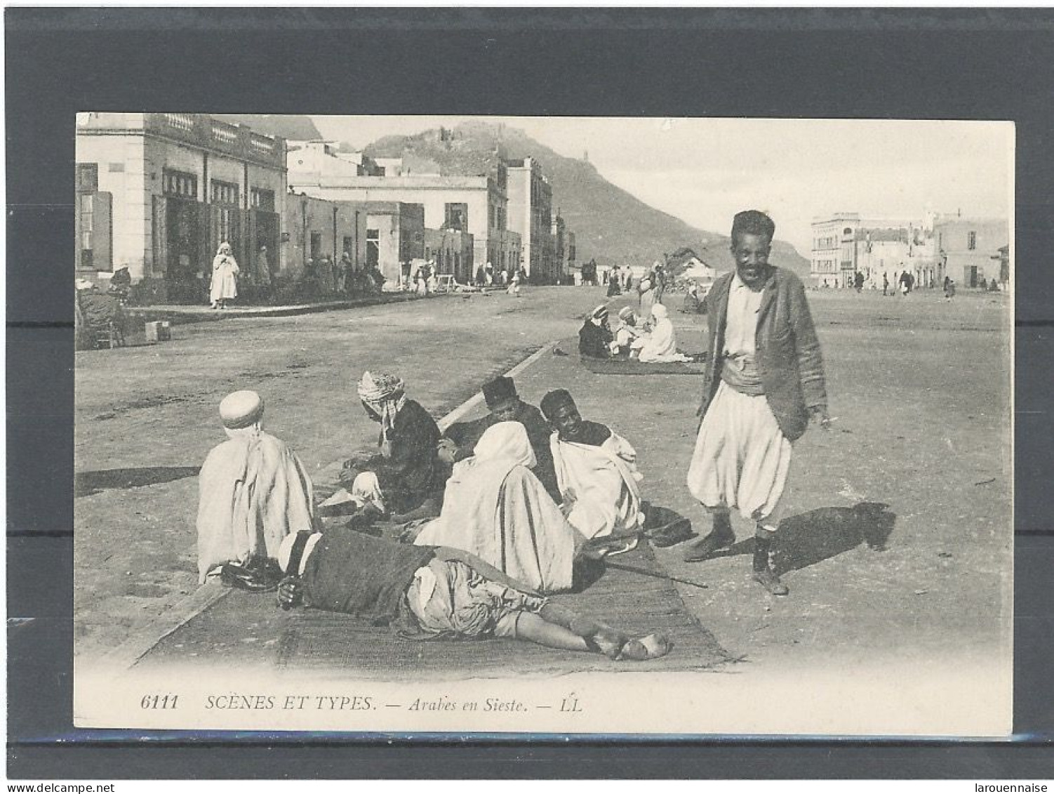 ALGÉRIE -  ARABES  EN SIESTE - Hombres