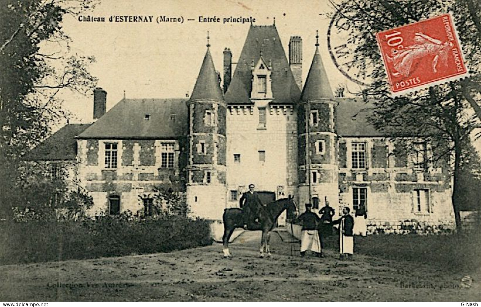 CPA 51 - Esternay - Le Château - Entrée Principale - Esternay