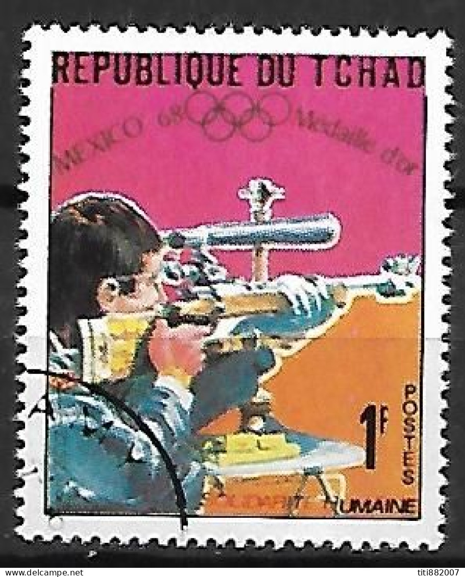 TCHAD    -   1968.   TIR    A  LA  CARABINE   -   Oblitéré - Tiro (armi)